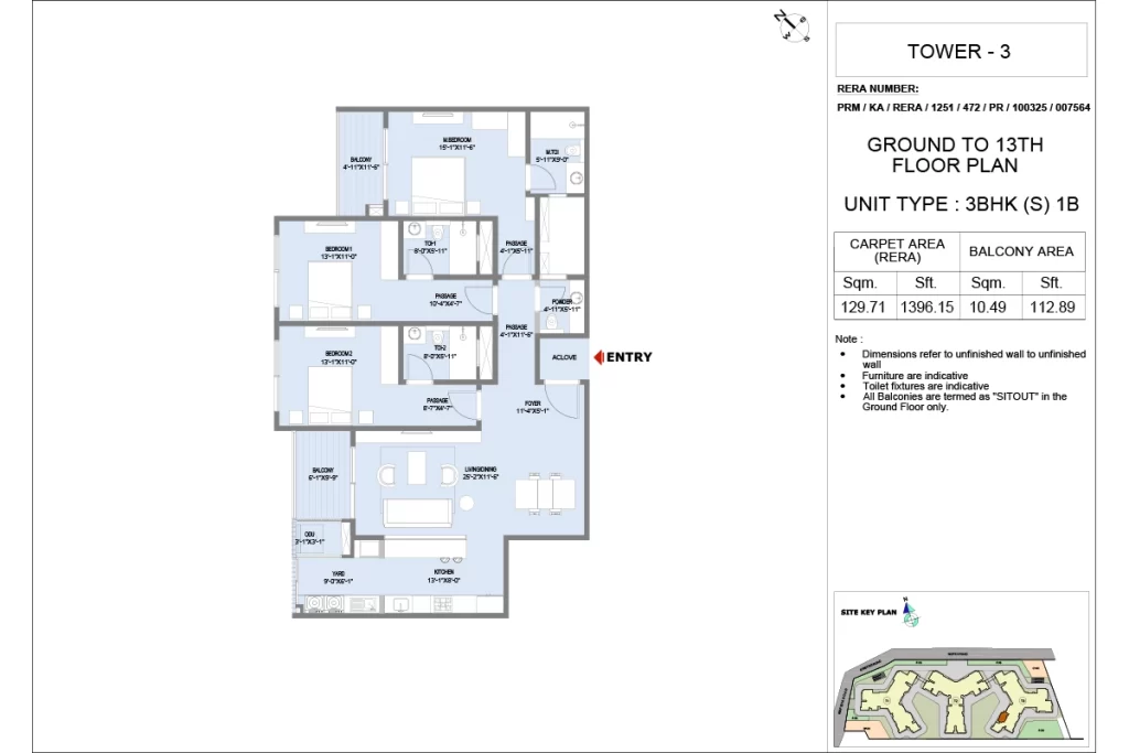 L&T Elara Celestia 3bhk S